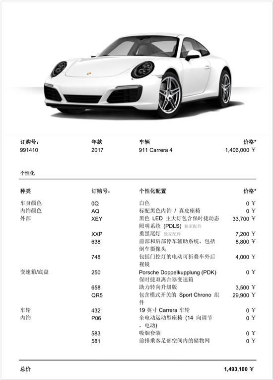 保时捷911（进口）最新价格全面解析